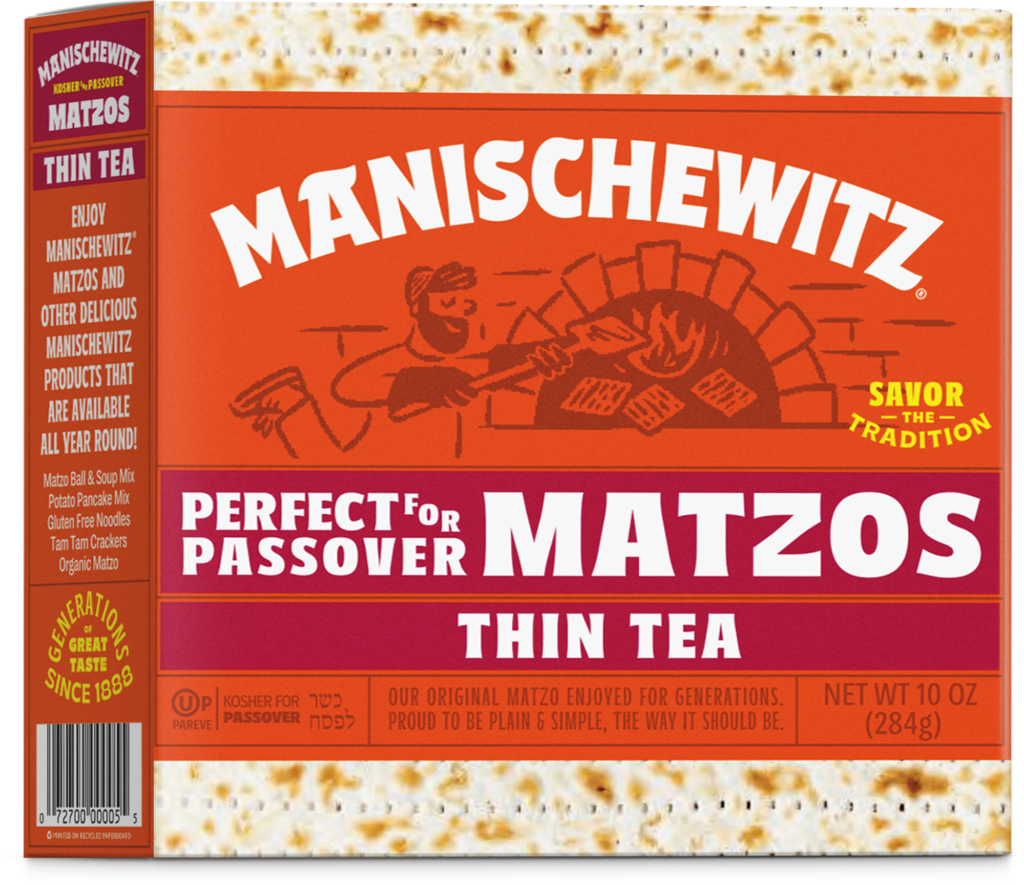 Passover Thin Tea Matzo - Manischewitz