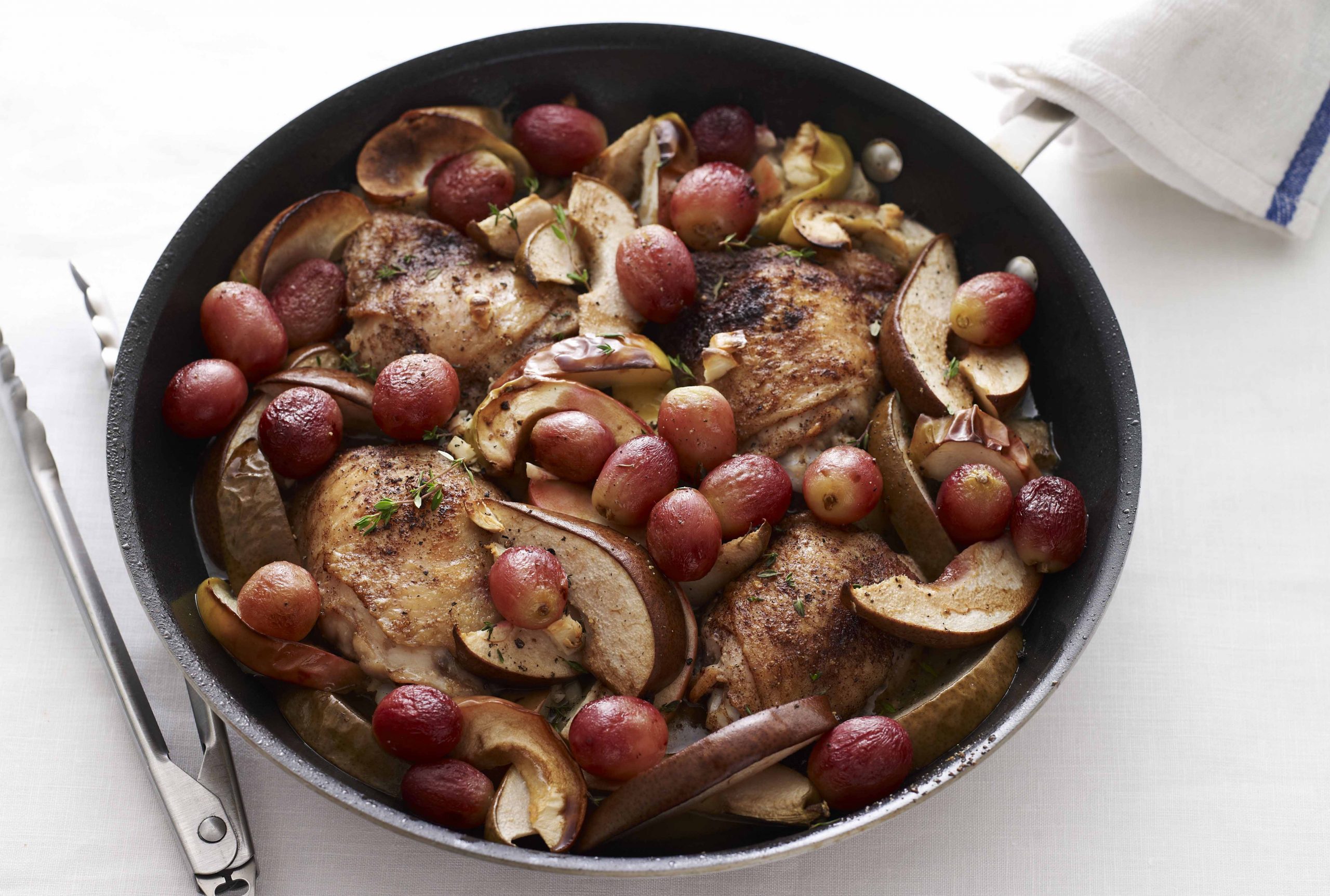 Chicken Thighs with Roasted Fall Fruit - Manischewitz