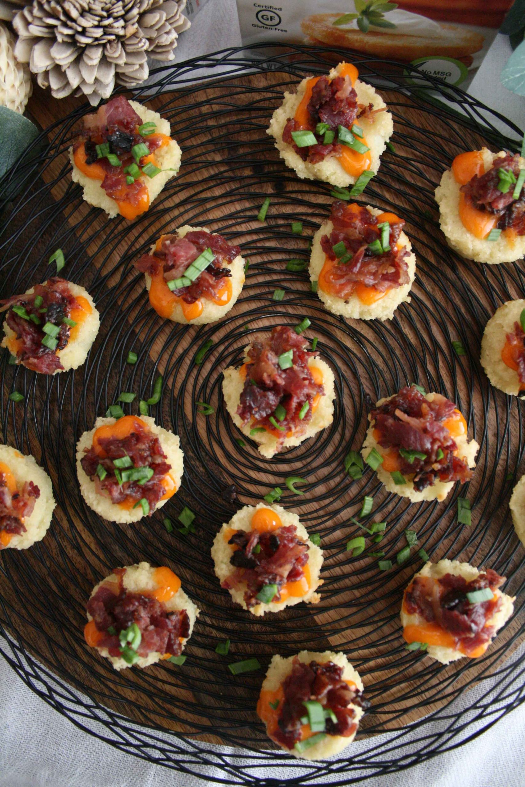 Potato Kugel Muffins with Crispy “Bacon” Bits Manischewitz