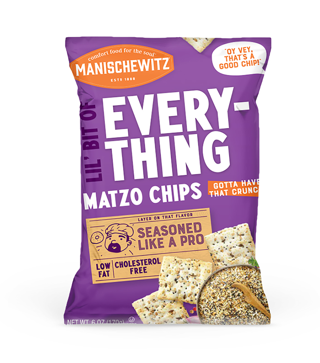 Matzo Chips - Everything - Manischewitz